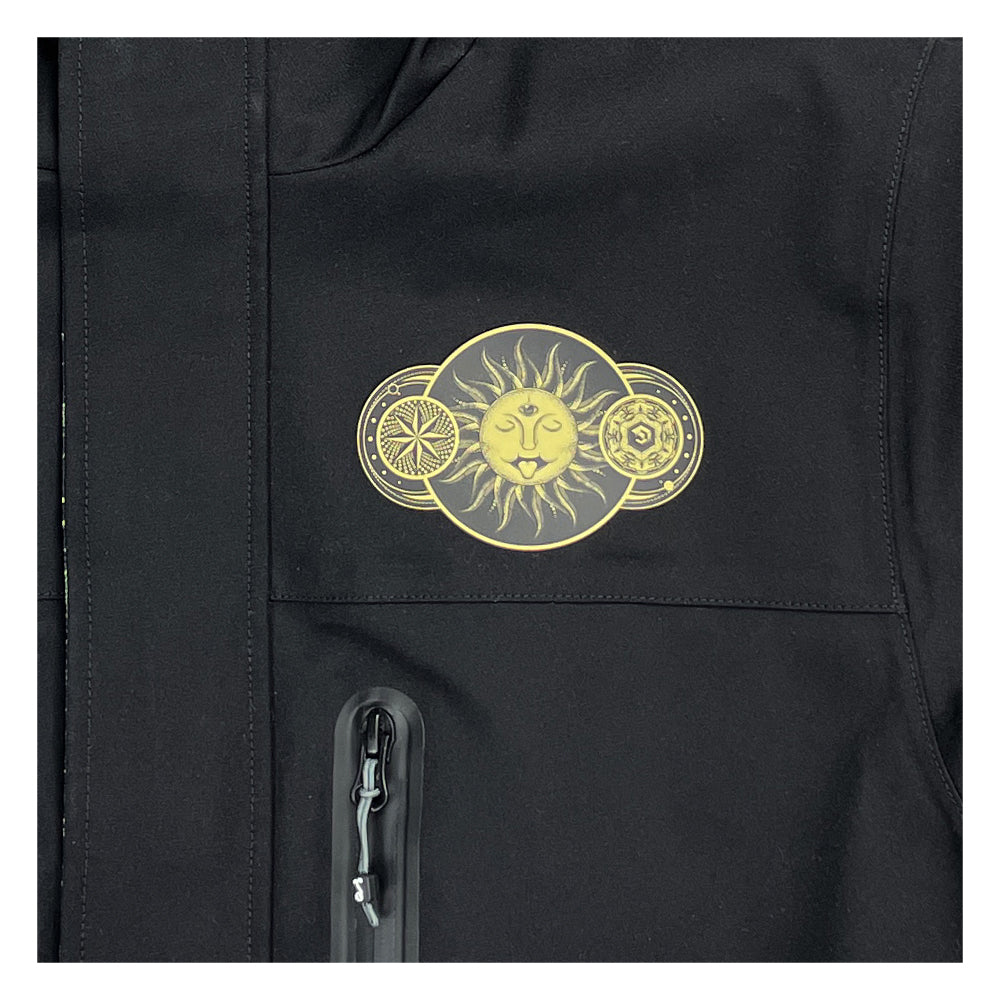 Grassroots California Cosmic Arcana Black Tech Jacket Jackets - Tophatter Daily Deals