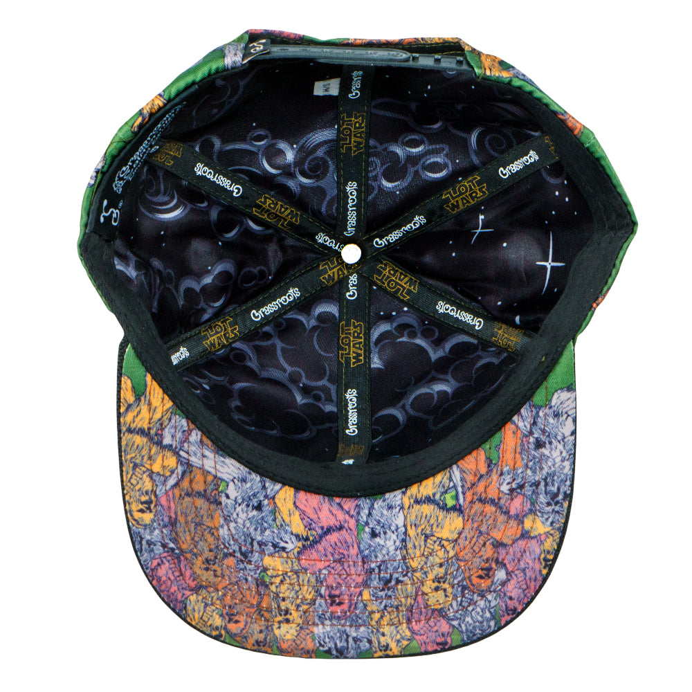 Grassroots California Tanks Visla Wook Forest Green Snapback Hat Headwear - Tophatter Daily Deals