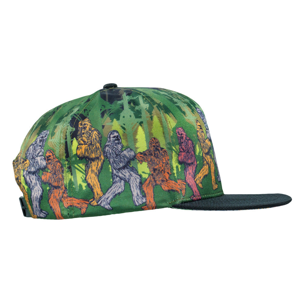 Grassroots California Tanks Visla Wook Forest Green Snapback Hat Headwear - Tophatter Daily Deals