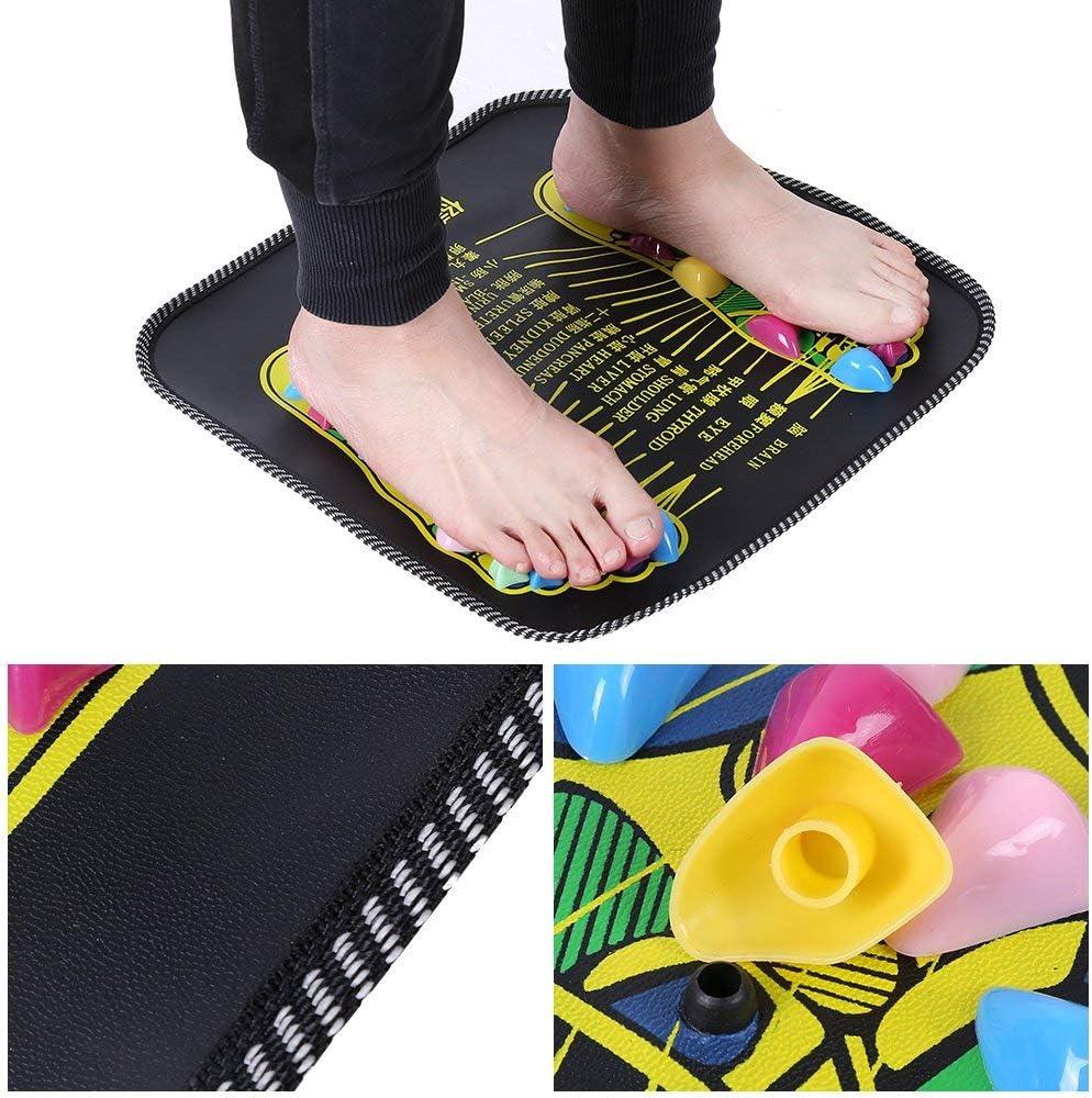 Foot Massage Mat - Reflexology Massager Home Comfortable Massage Cushion Gravel Road Massage Mat Personal Care - Tophatter Daily Deals