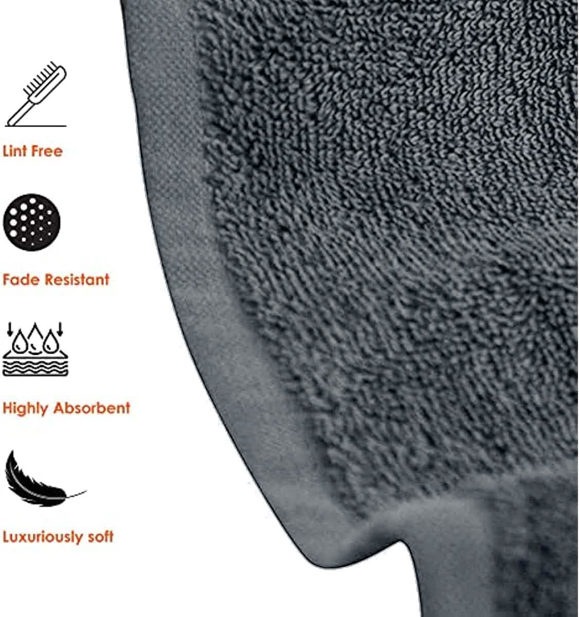 6-Piece Hotel & Spa 100% Cotton Bath Towel Set Bath - Tophatter Daily Deals