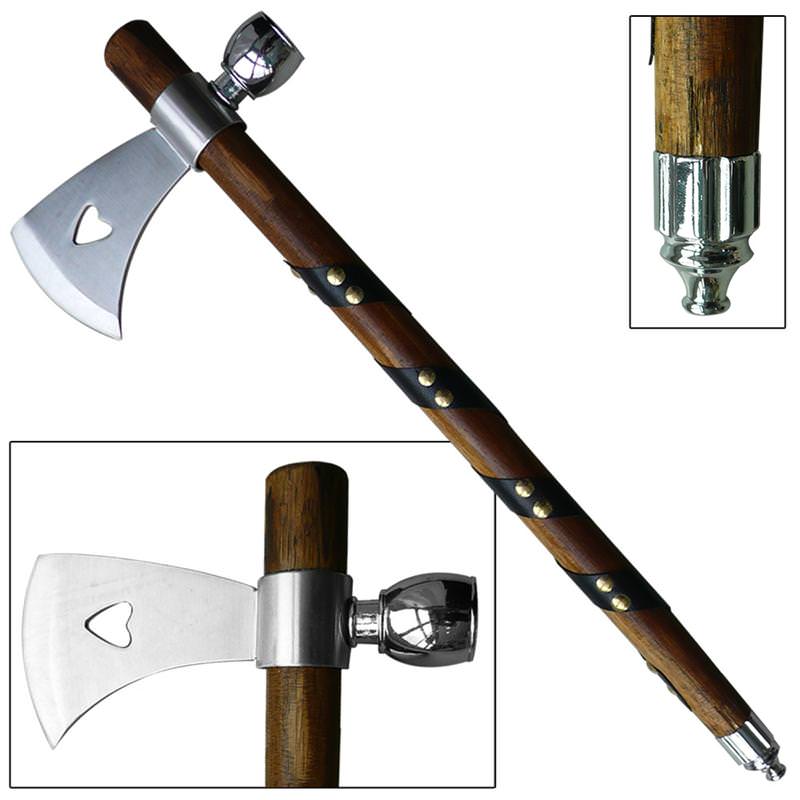 Great Spirit Cheyenne Native American Tomahawk Peace Pipe - Tophatter's Army Products & Self Defense Collectible Weapons - Tophatter Daily Deals
