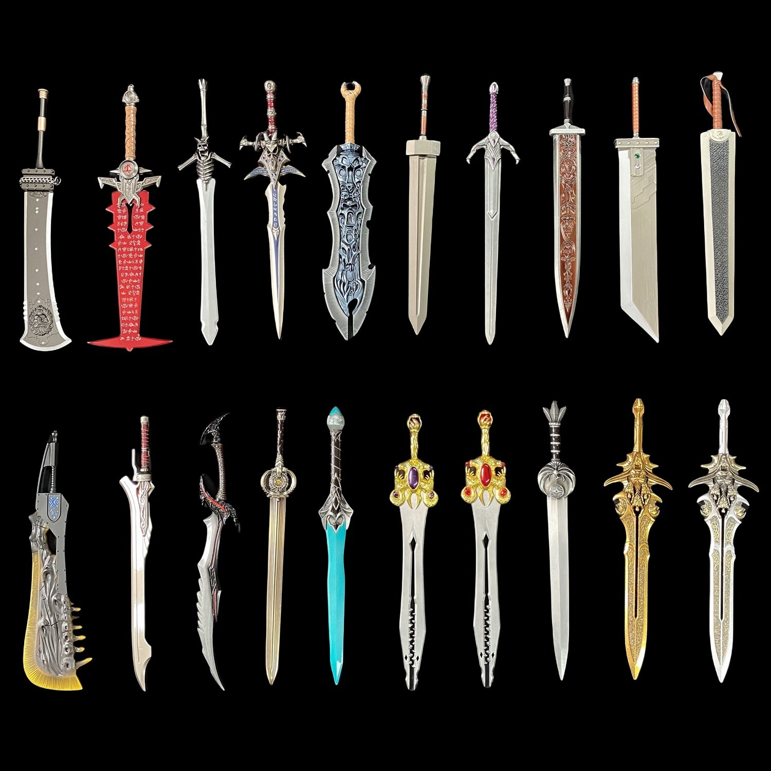 Hot Game Mini Greatsword Metal Miniature 22 Options 22 Swords - Tophatter Daily Deals