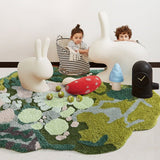 Green Moss Haven Rug Rugs - Tophatter Daily Deals