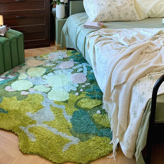 Green Moss Haven Rug Rugs - Tophatter Daily Deals