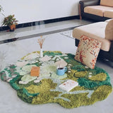 Green Moss Haven Rug Rugs - Tophatter Daily Deals