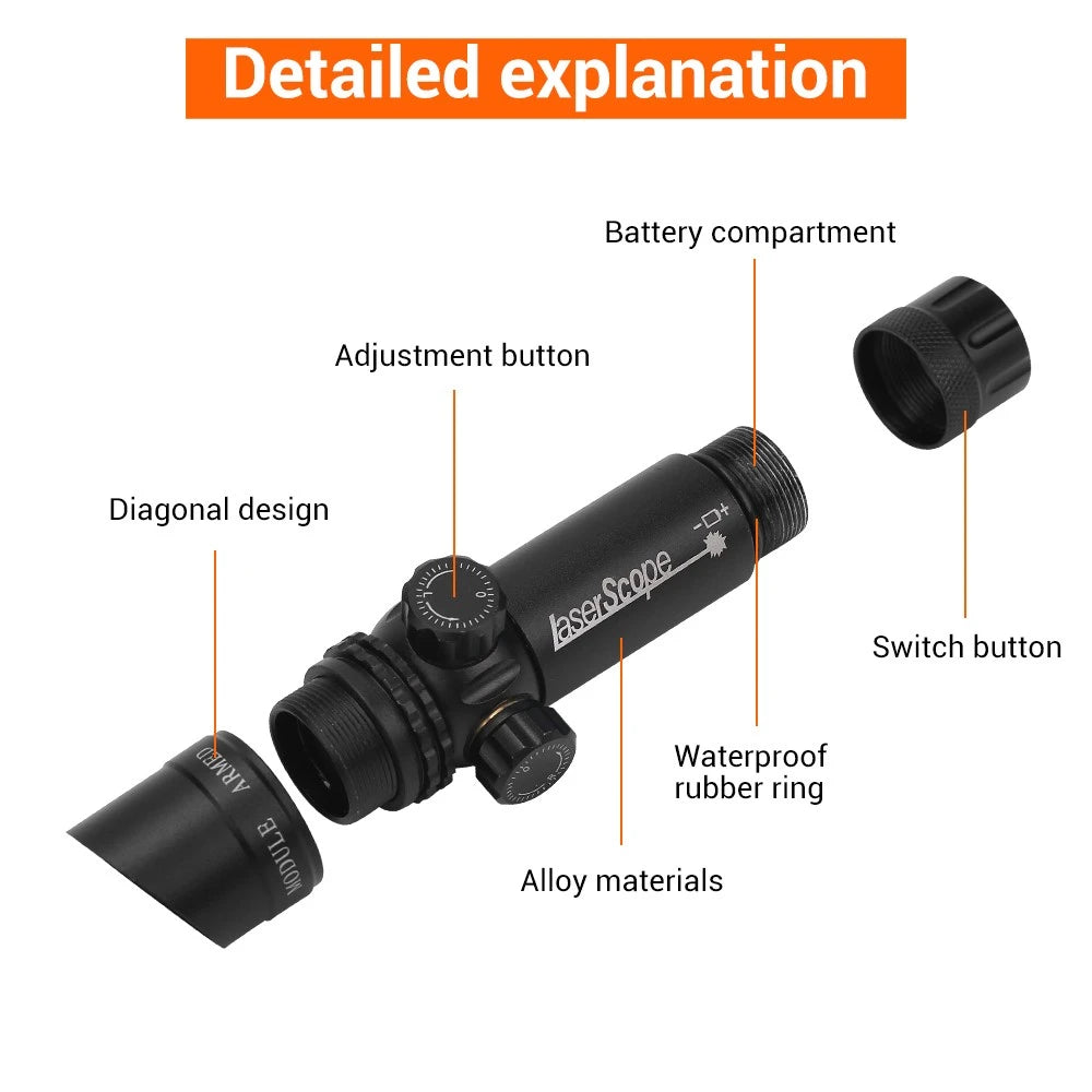 Green Laser Sight for 20mm Rail - Tophatter Daily Deals