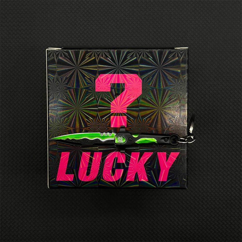Val Game Keychain Mystery Box Green VCT Knife &2? - Tophatter Daily Deals