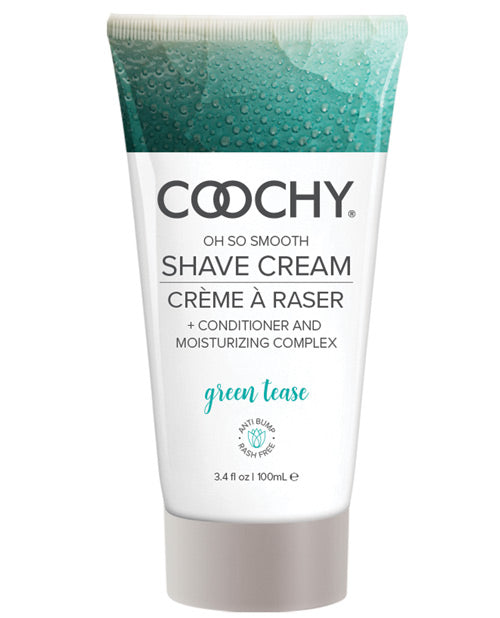 COOCHY Shave Cream 3.4 oz Green Tease Shave Cream - Tophatter Daily Deals
