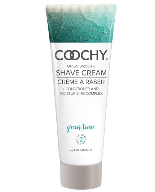 COOCHY Shave Cream 7.2 oz Green Tease Shave Cream - Tophatter Daily Deals