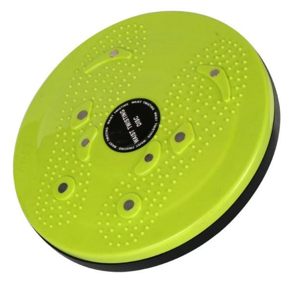 Exercise Twist Board - Waist Disc Board Twister Aerobic Exercise Foot Massage Fitness Reflexology Magnets Simply Fit Board Waist Torsion Disc Green Exercise & Fitness - Tophatter Daily Deals