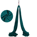 Aerial Yoga Hammock - Silks Yoga Swing Set 11 Yards Long Aerial Flying Kit Green Yoga Product - Tophatter Daily Deals