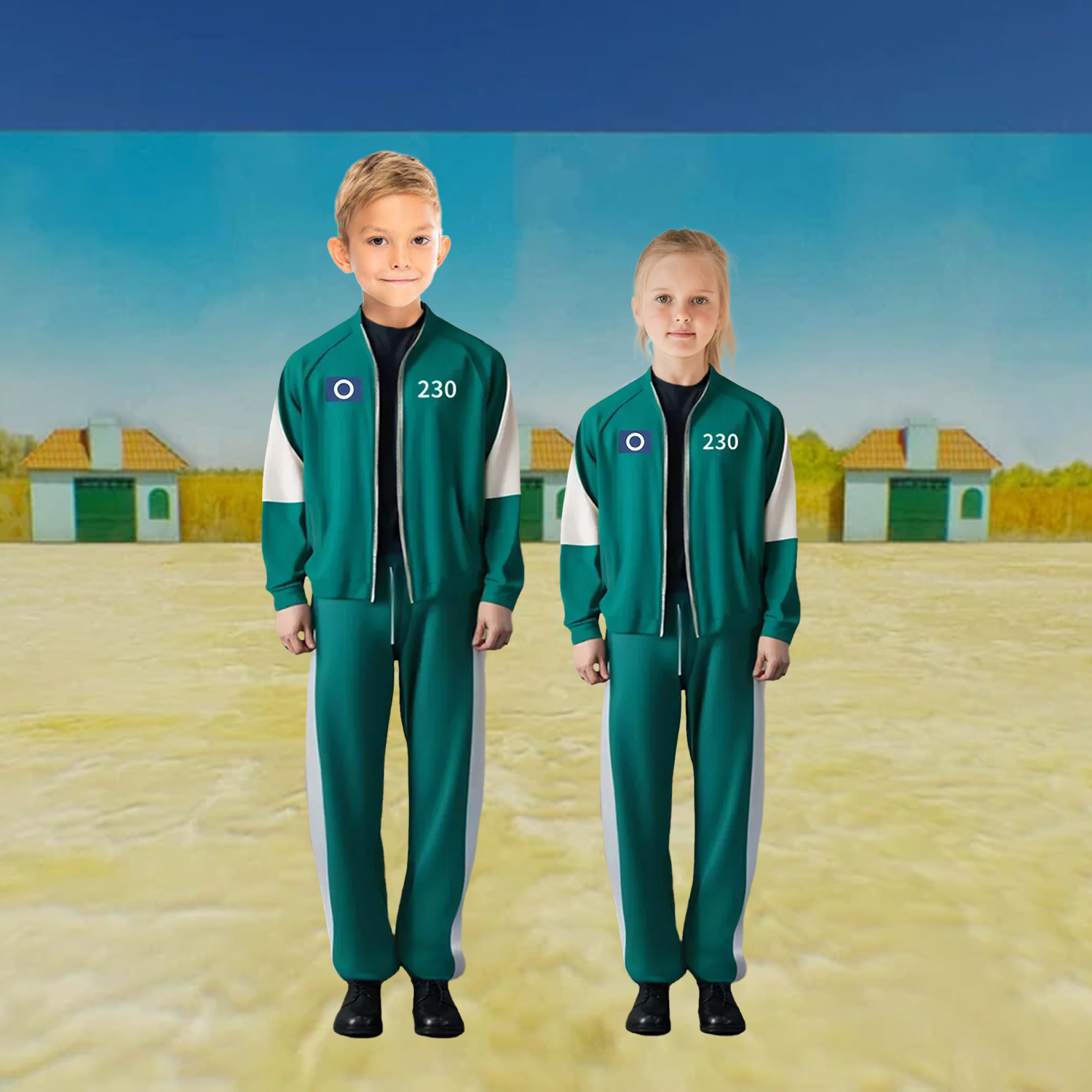 Squid Game Tracksuit – Green Player Uniform Costume for Cosplay, Halloween & Parties Squid Game Tracksuit - Tophatter Daily Deals