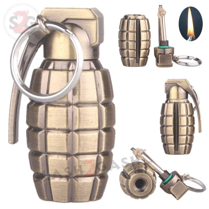 Grenade Fire Starter - Emergency Permanent Match Survival Key Chain Key Chain - Tophatter Daily Deals