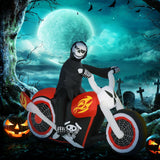 Grim Reaper Motorcycle Halloween - 1.8m Inflatable Grim Reaper Motorcycle Halloween - Tophatter Daily Deals