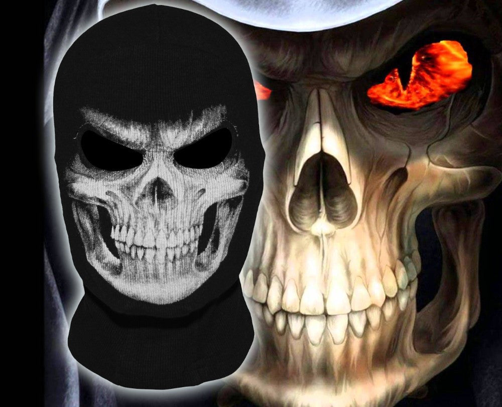 Grim Reaper Mask Superhero Balaclava Mens Skull Full Face Mask Hood Face Mask - Tophatter Daily Deals