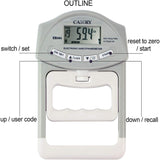 Grip Strength Tester - Digital Hand Dynamometer Grip Strength Meter 90 Kgs Exercise & Fitness - Tophatter Daily Deals