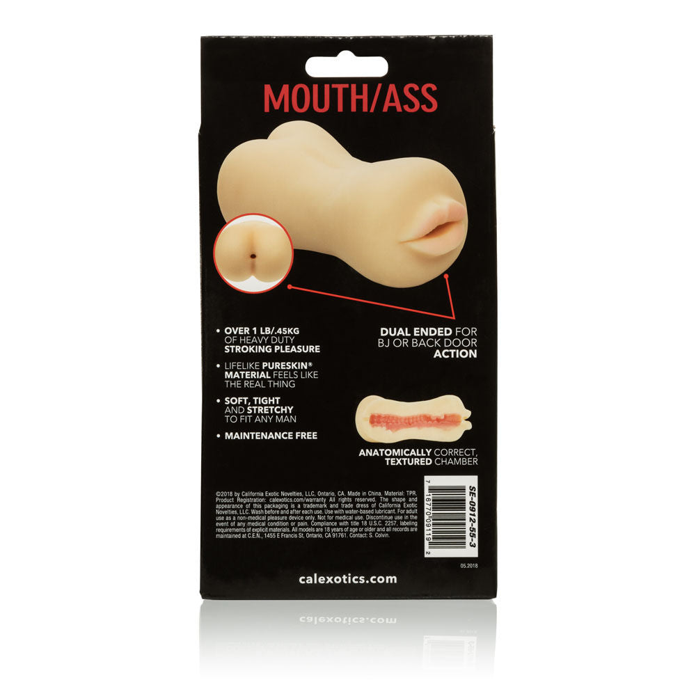 CalExotics Realistic Stroke It Pussy and Ass Masturbator Sleeve > Sex Toys For Men > Masturbators > Manual - Tophatter Daily Deals