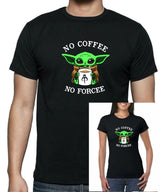 Grogu/Baby Yoda - No Coffee No Forcee T-Shirt - Tophatter Daily Deals
