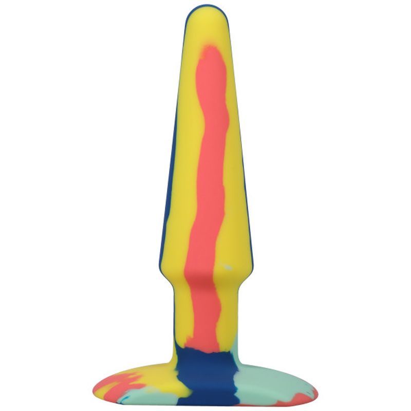 Groovy Silicone Anal Plug 5 Inch Sunrise Multi Colored > Anal Range > Butt Plugs - Tophatter Daily Deals