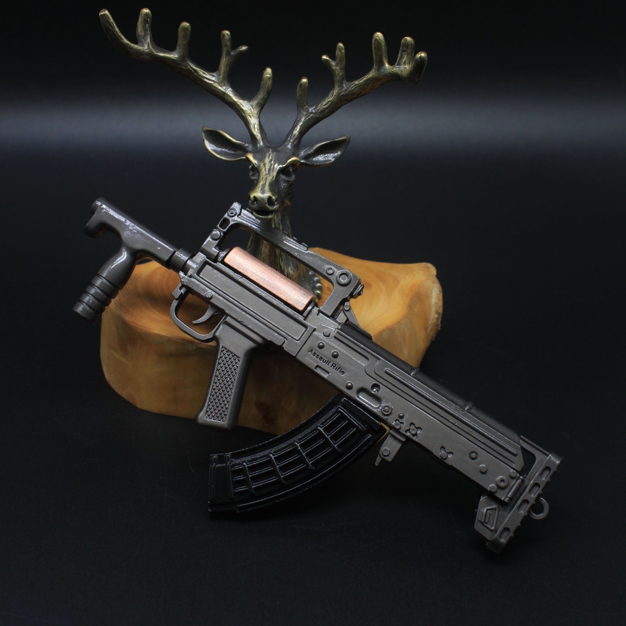 OTs-14 Groza Miniature Metal Gun Model Alloy Gun 17CM/6.9" - Tophatter Daily Deals