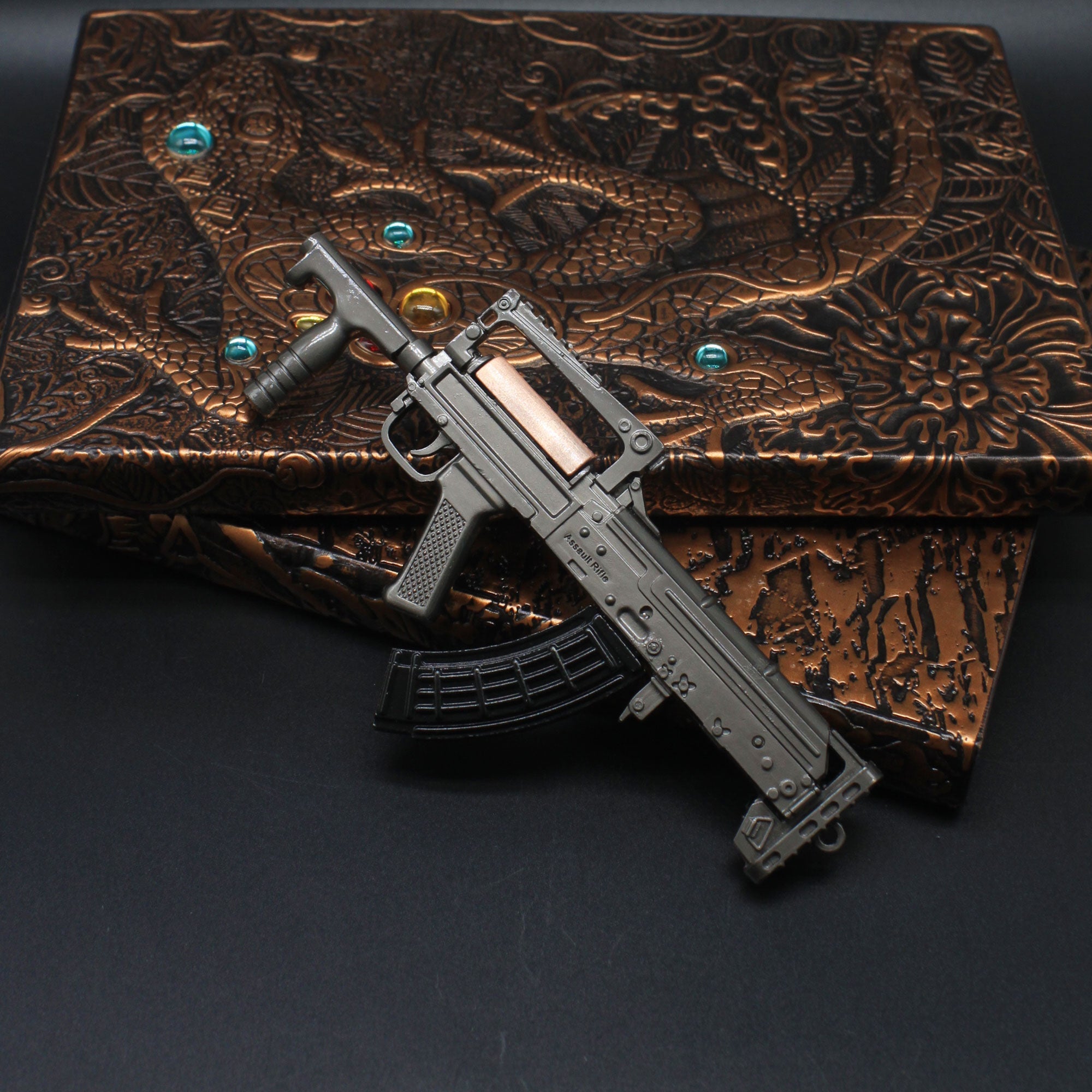 OTs-14 Groza Miniature Metal Gun Model Alloy Gun 17CM/6.9