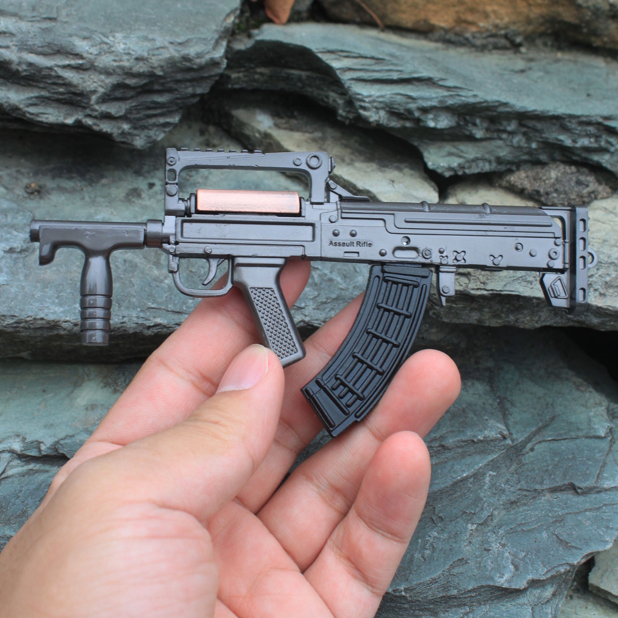 OTs-14 Groza Miniature Metal Gun Model Alloy Gun 17CM/6.9