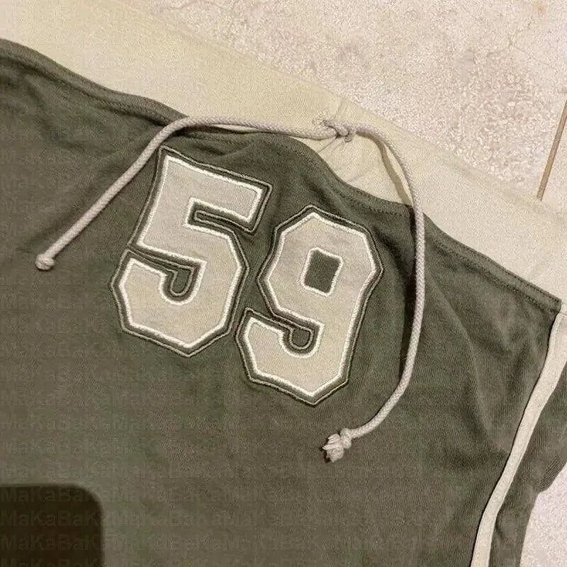 Grunge Crop Top Vintage Punk Women Top Y2K Clothes t-shirt - Tophatter Daily Deals