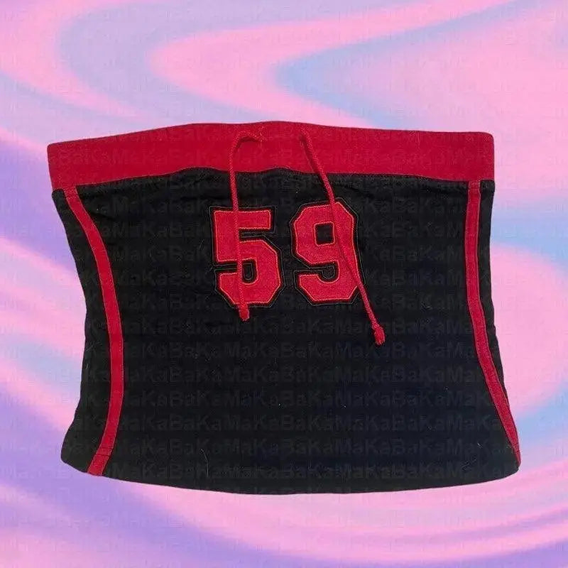 Grunge Crop Top Vintage Punk Women Top Y2K Clothes t-shirt - Tophatter Daily Deals