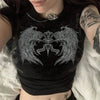 Grunge Y2K Aesthetic Vintage Basic Tees - Tophatter Daily Deals