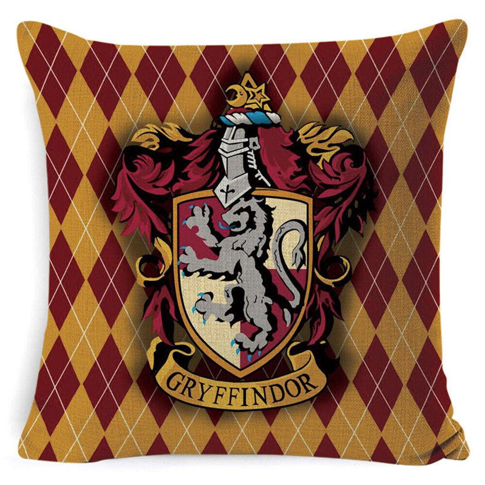 Harry Potter Cushion Covers - Throw Pillow Case Cover Sofa Car Home Office Decor Gift UK Gryffindor Festive & Franchise - Tophatter Daily Deals