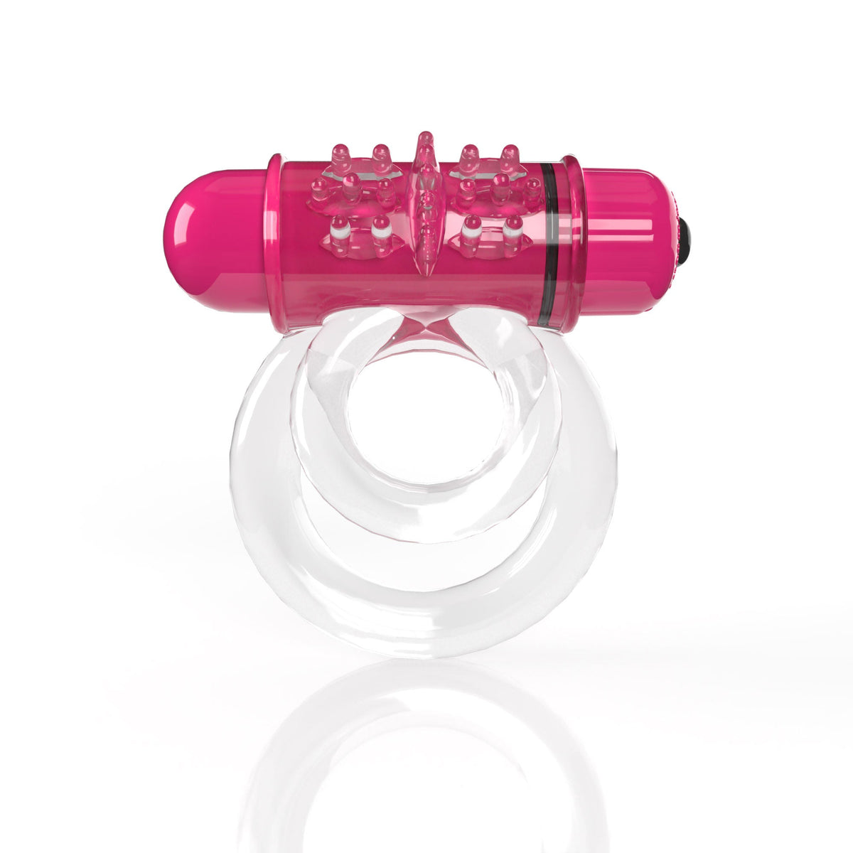 Double O 6 4B Low Pitch Bass (Strawberry) > Cock Ring > Vibrating - Tophatter Daily Deals