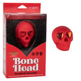 Naughty Bits Bone Head Handheld Massager Red Silicone with 10 Vibration Functions Waterproof Rechargeable > Vibrators > Standard Vibrators - Tophatter Daily Deals