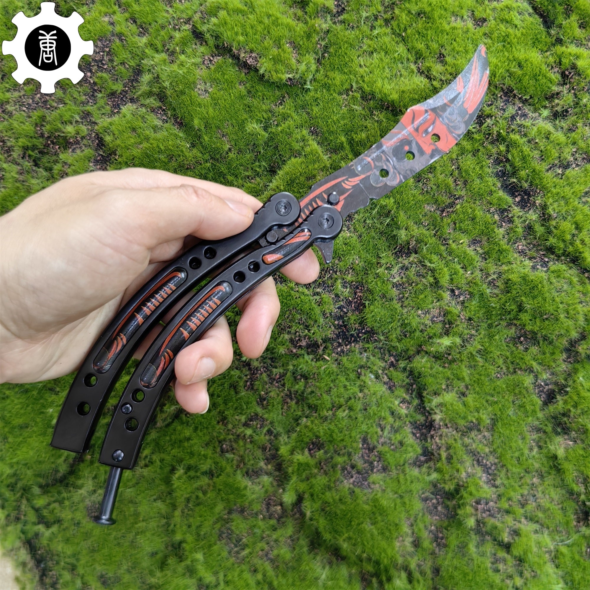 Guan Yu Balisong Metal Butterfly Knife Game Prop - Tophatter Daily Deals