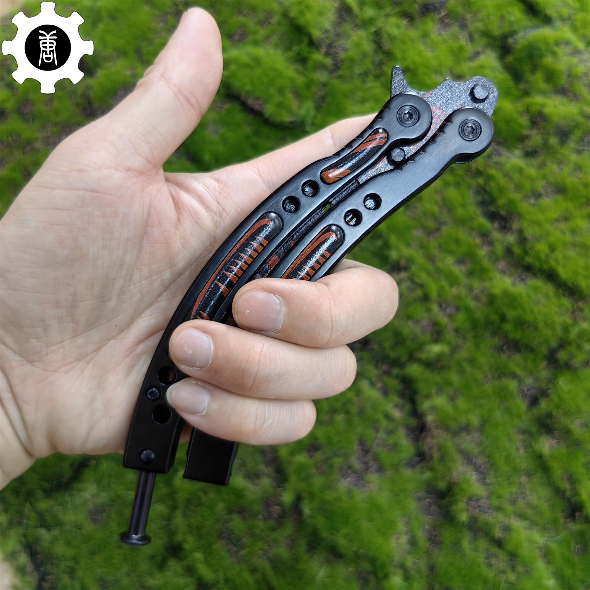 Guan Yu Balisong Metal Butterfly Knife Game Prop - Tophatter Daily Deals