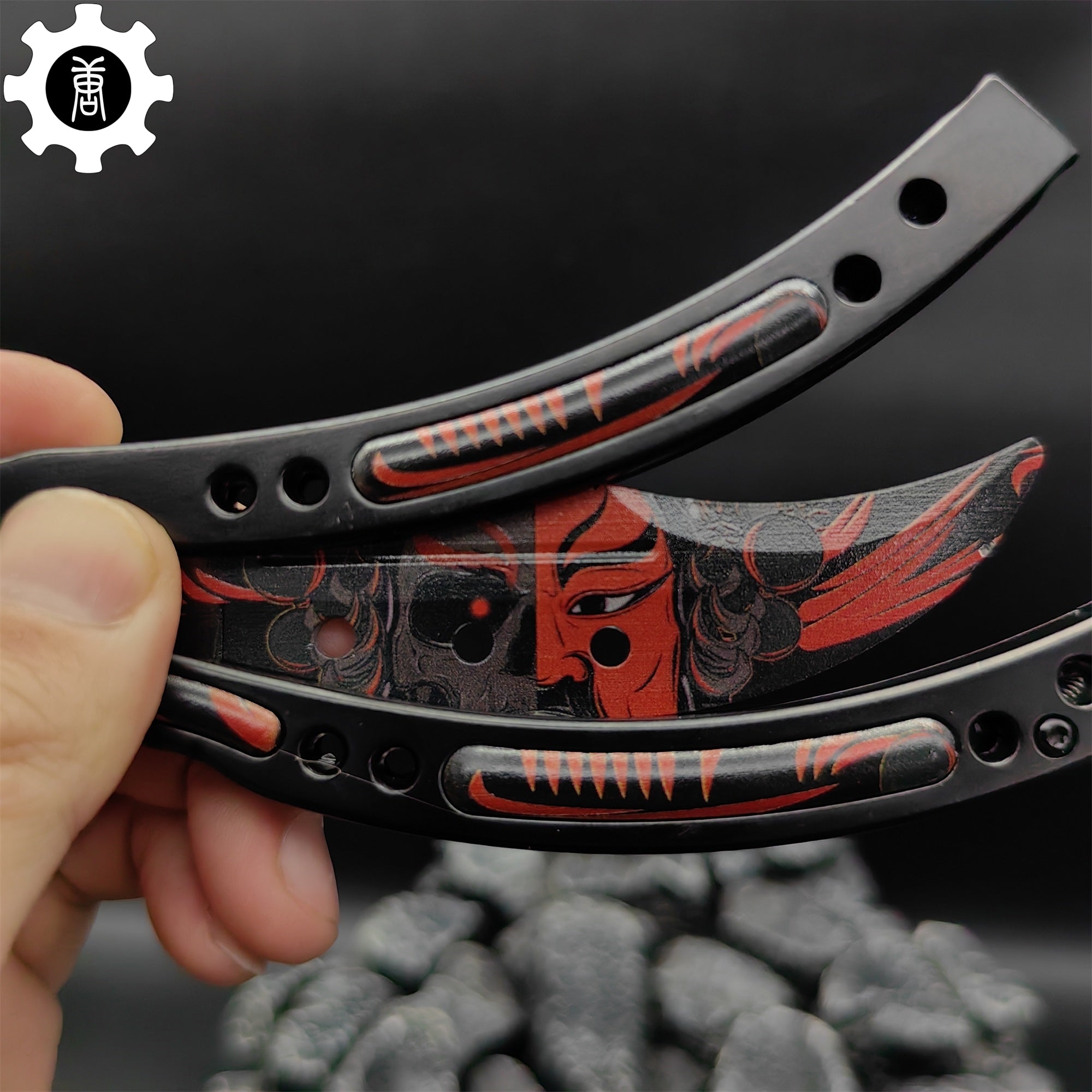 Guan Yu Balisong Metal Butterfly Knife Game Prop - Tophatter Daily Deals