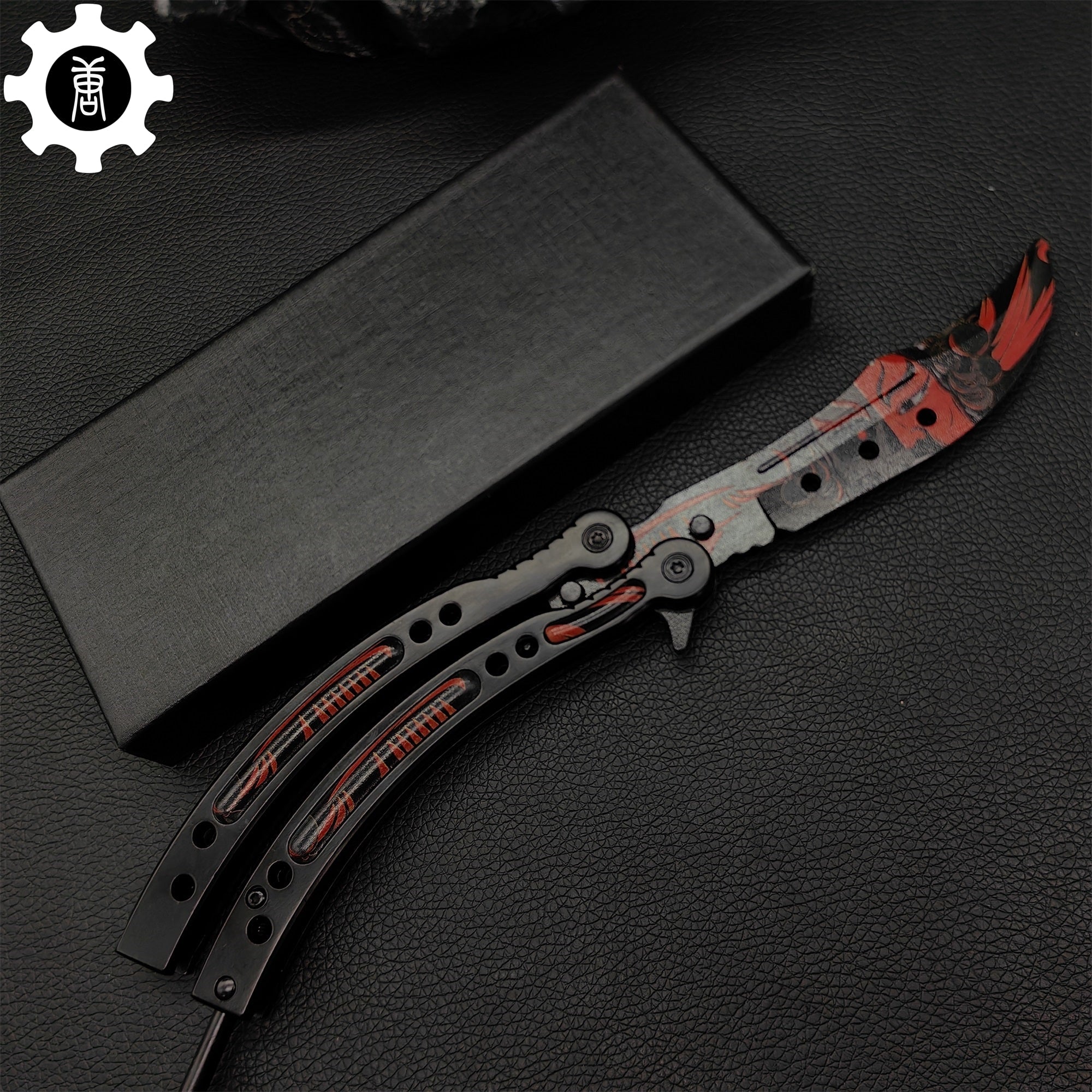 Guan Yu Balisong Metal Butterfly Knife Game Prop - Tophatter Daily Deals