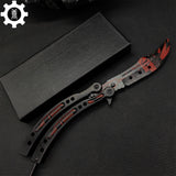 Guan Yu Balisong Metal Butterfly Knife Game Prop - Tophatter Daily Deals