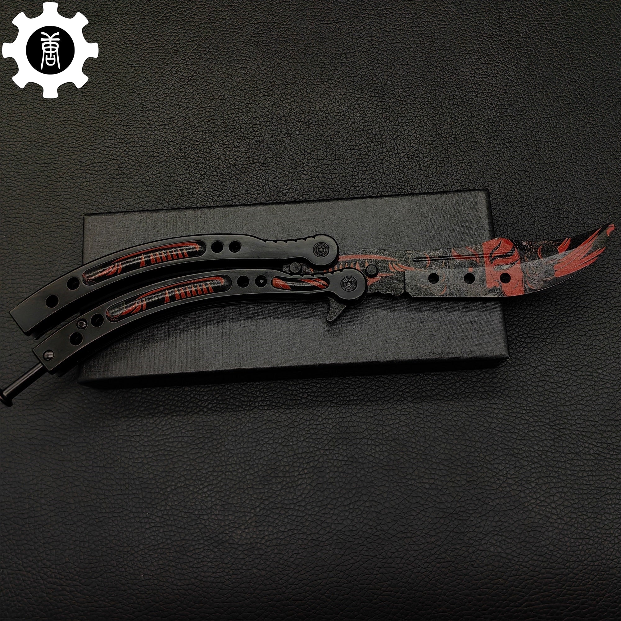 Guan Yu Balisong Metal Butterfly Knife Game Prop - Tophatter Daily Deals