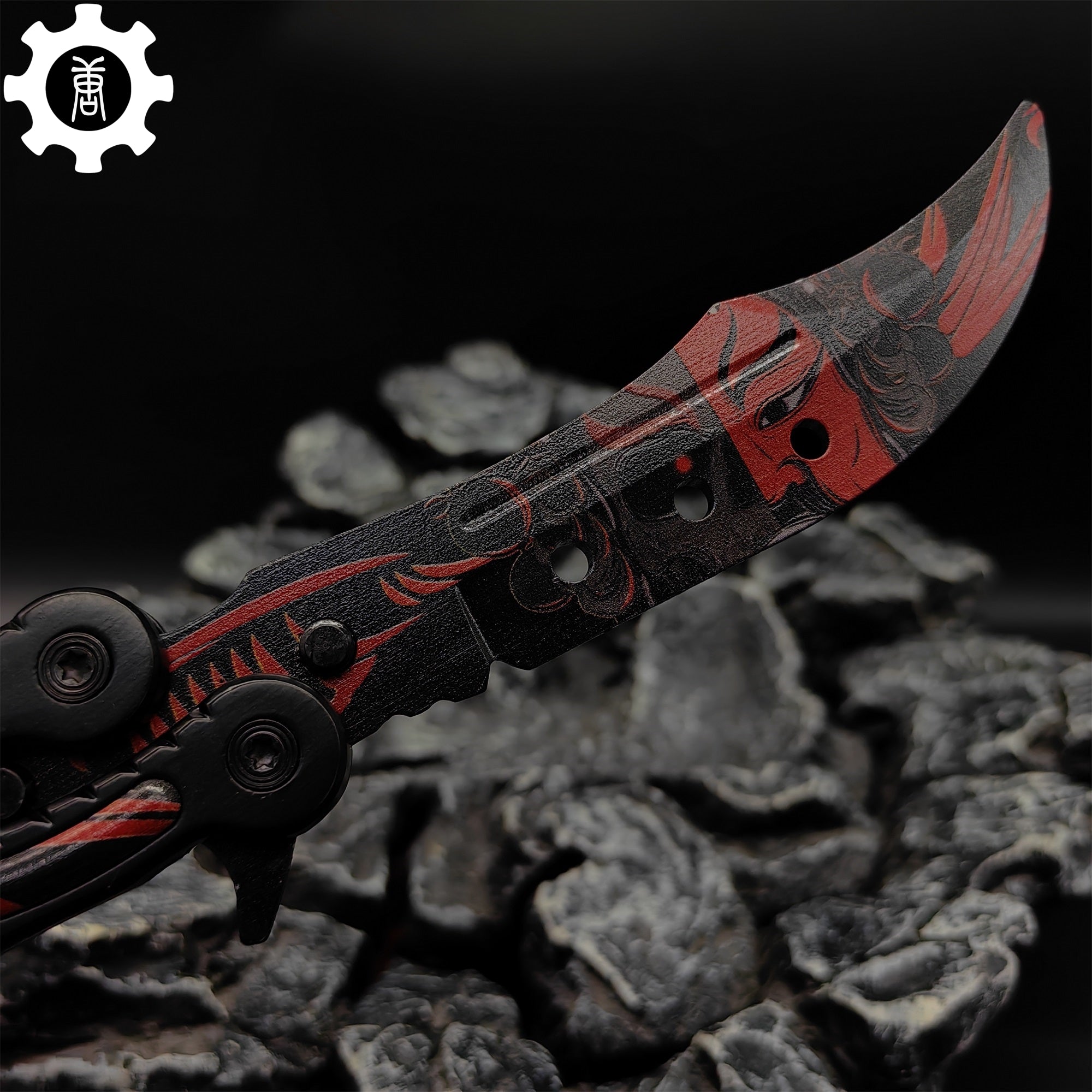 Guan Yu Balisong Metal Butterfly Knife Game Prop - Tophatter Daily Deals