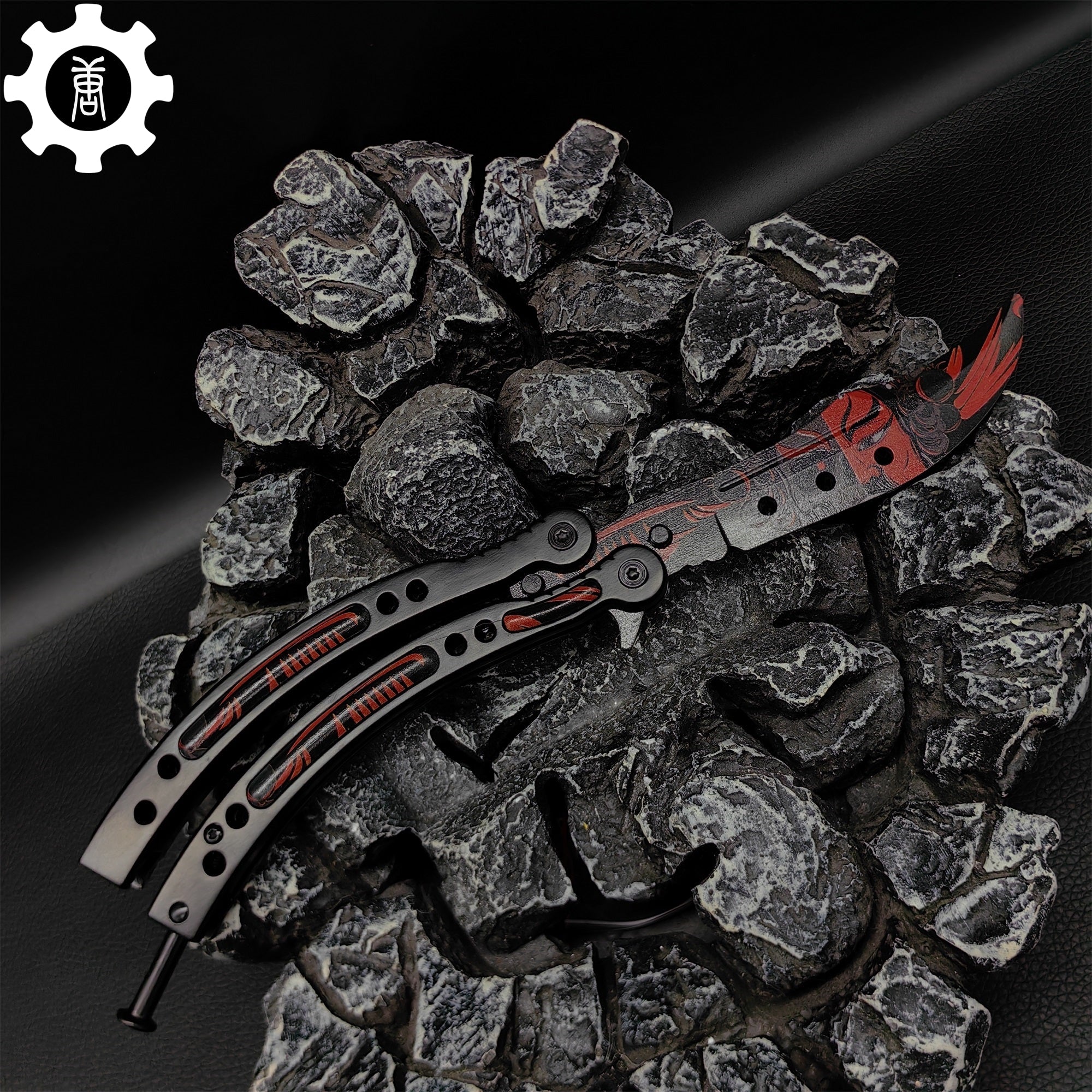 Guan Yu Balisong Metal Butterfly Knife Game Prop - Tophatter Daily Deals