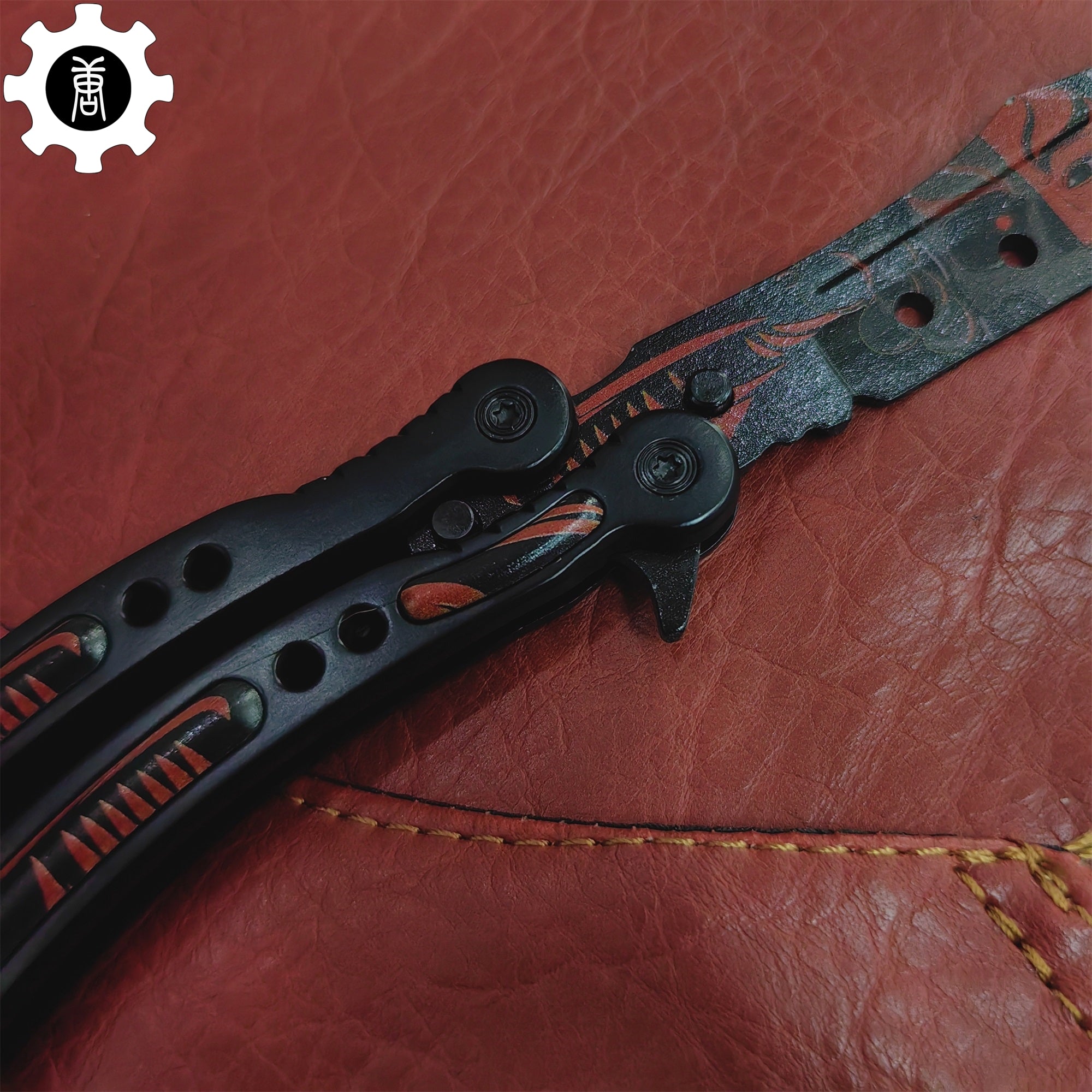 Guan Yu Balisong Metal Butterfly Knife Game Prop - Tophatter Daily Deals