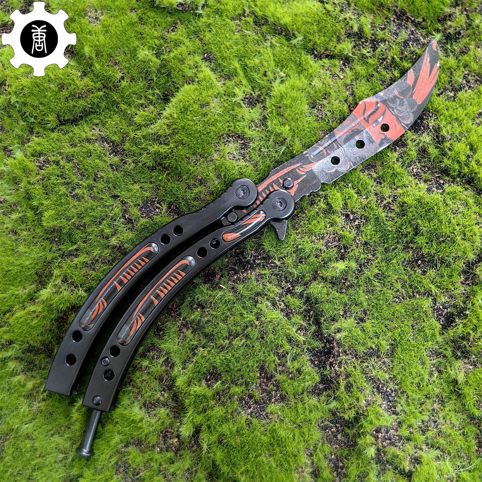 Guan Yu Balisong Metal Butterfly Knife Game Prop - Tophatter Daily Deals