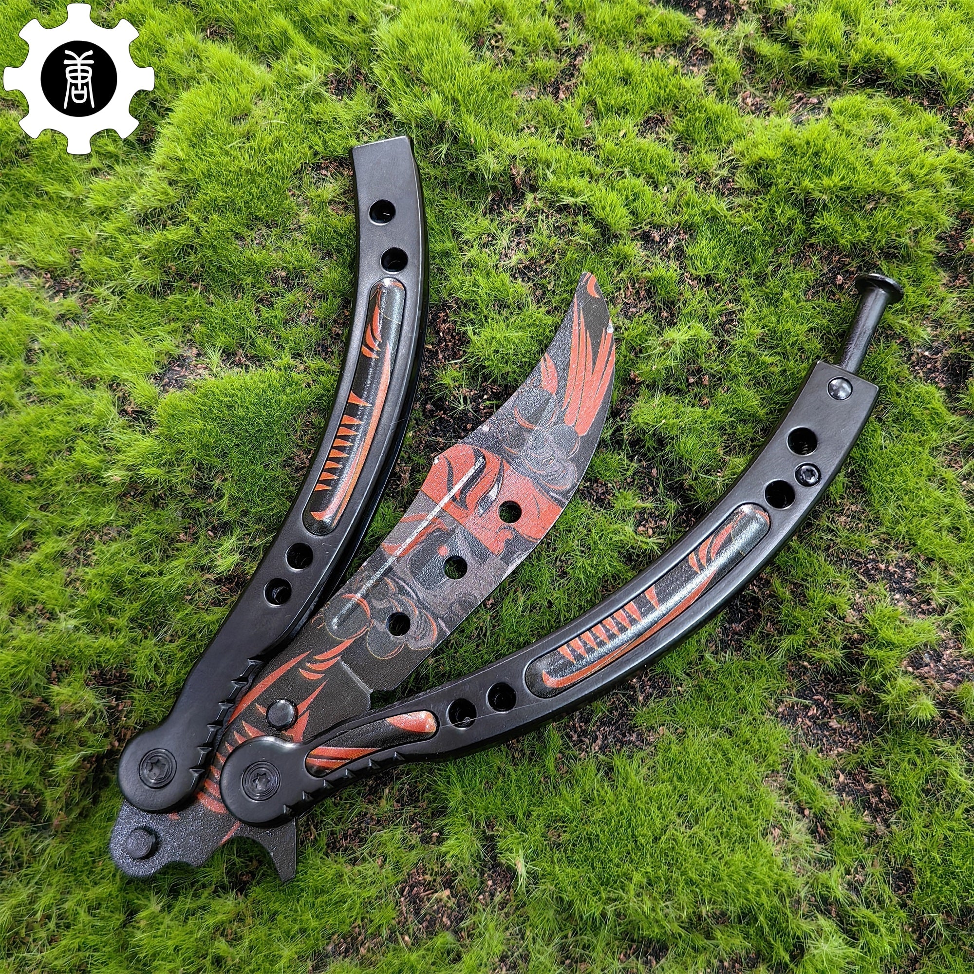 Guan Yu Balisong Metal Butterfly Knife Game Prop - Tophatter Daily Deals