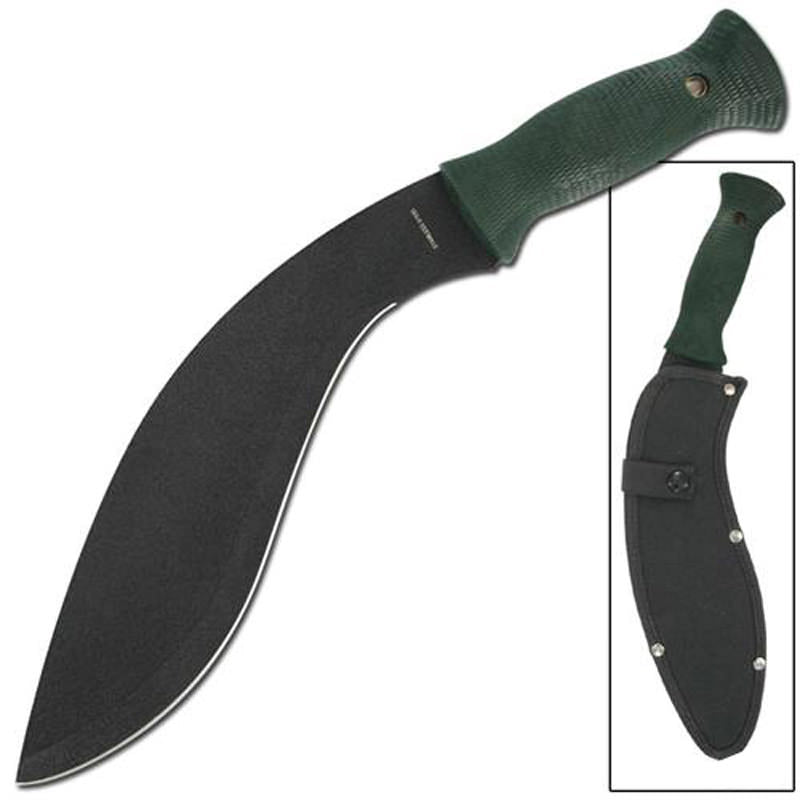 Gurkha Blade Kukri Knife Rubber Grip - Tophatter's Army Products & Self Defense Collectible Weapons - Tophatter Daily Deals
