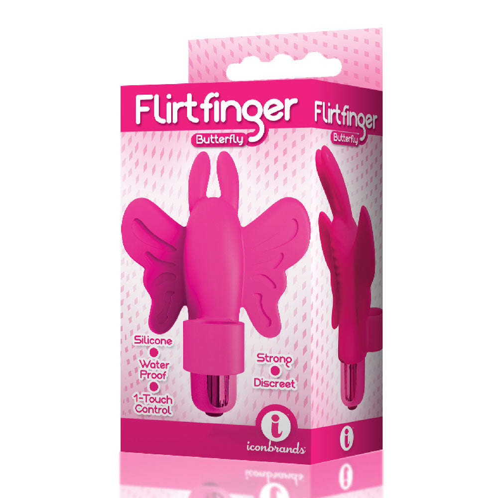 Flirt Finger Butterfly Silicone Vibrator for Clit Stimulation > Vibrators > Finger Vibrators - Tophatter Daily Deals