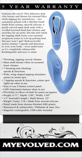 Evolved Tap and Thrust Dual Vibrator > Vibrators > Unconventional - Tophatter Daily Deals