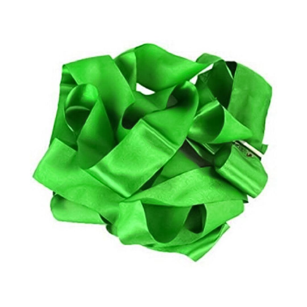 Gymnastic Ribbon Wand - 10PCS Ribbon Gym Dance Rhythmic Art Gymnastic Streamer Baton Twirling Rod 4M Green Exercise & Fitness - Tophatter Daily Deals