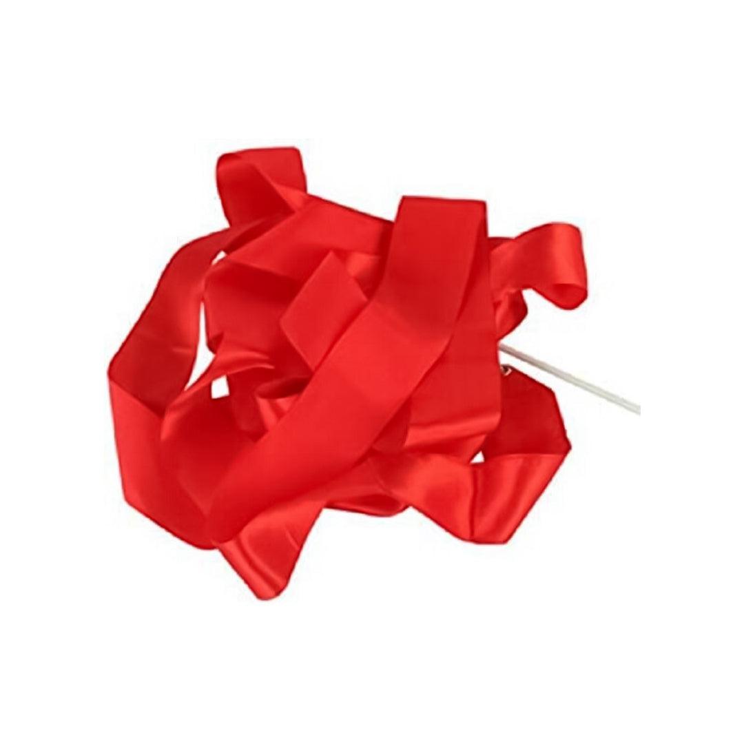 Gymnastic Ribbon Wand - 10PCS Ribbon Gym Dance Rhythmic Art Gymnastic Streamer Baton Twirling Rod 4M Red Exercise & Fitness - Tophatter Daily Deals