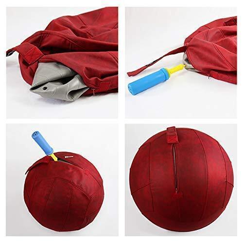 Pilates Ball UK - Gym Exercise Ball Yoga Ball for Adults Fitness Pilates Sitting Ball Yoga & Pilates - Tophatter Daily Deals